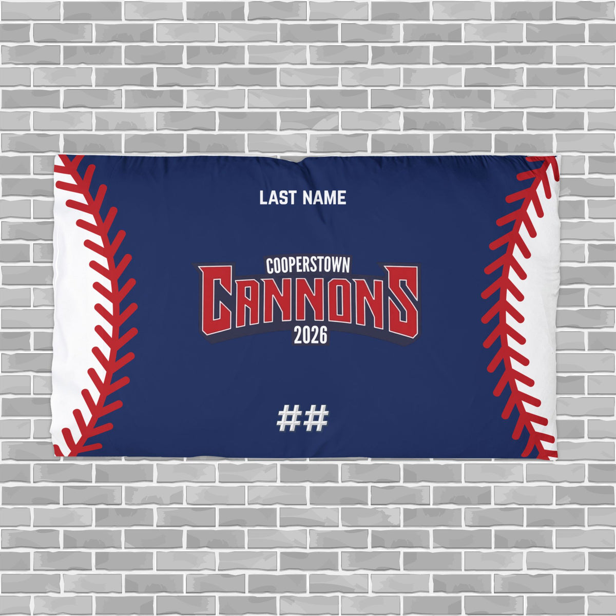 Topsail Cannons | 2026 Custom Team Pillowcase
