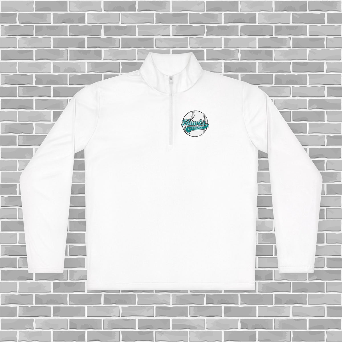 Hawks Baseball Adult Unisex Quarter-Zip Pullover