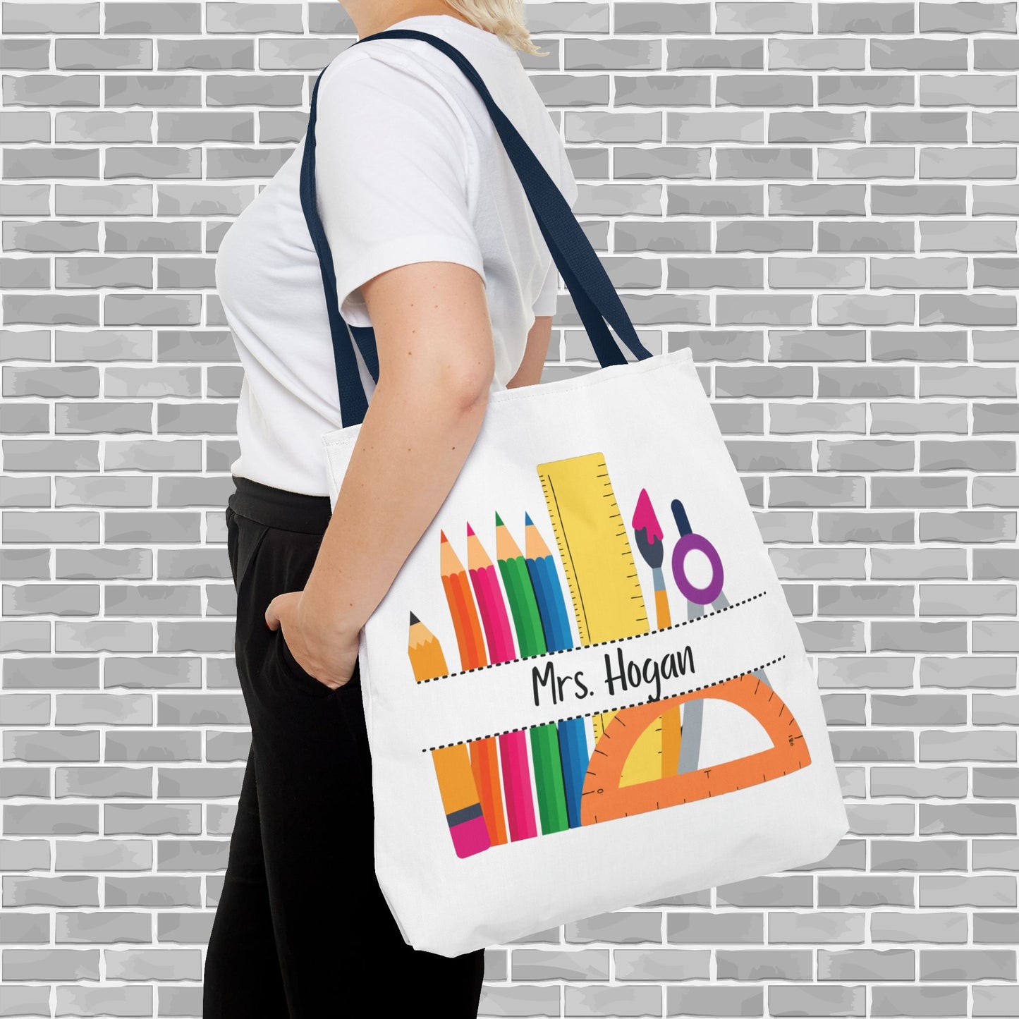 Teacher Tote Bag (Customizable)