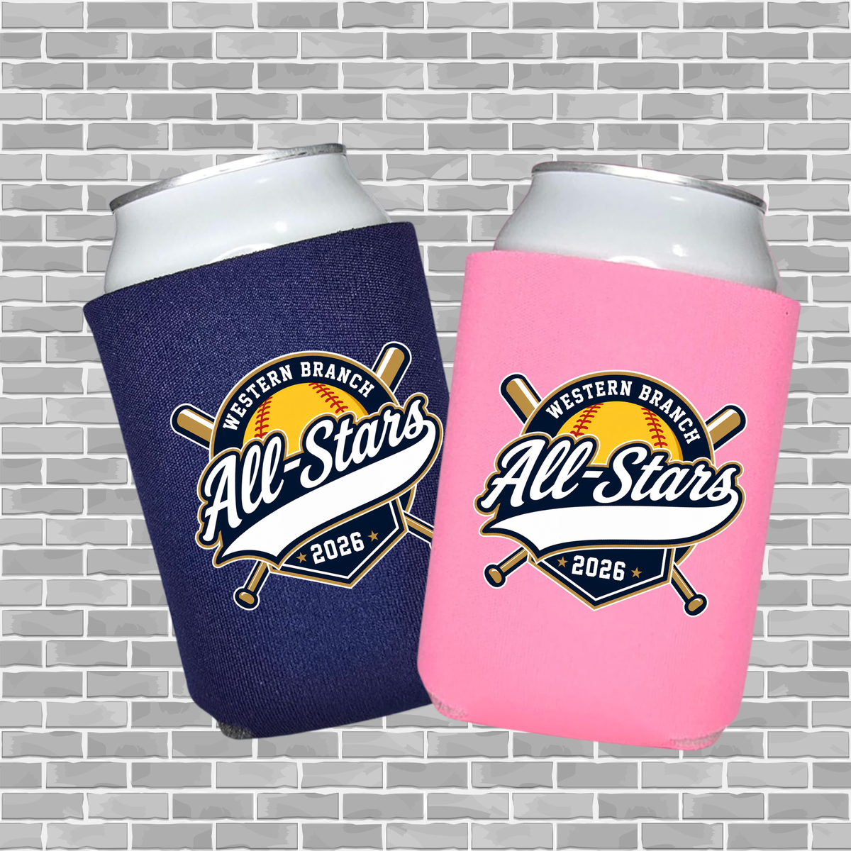 Western Branch All-Stars Custom Premium Insulated Can Cooler | WBLL Spirit Wear
