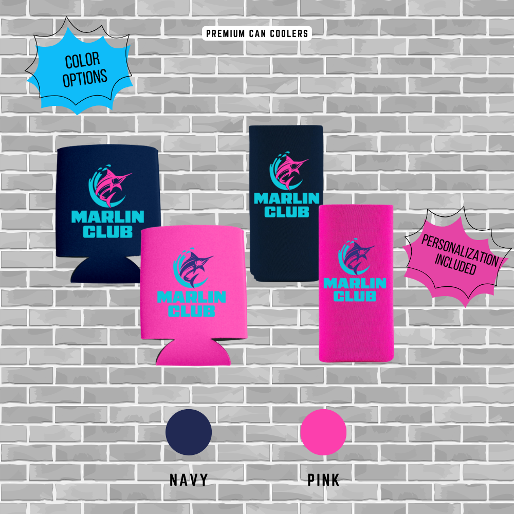 Marlin Club Can Cooler