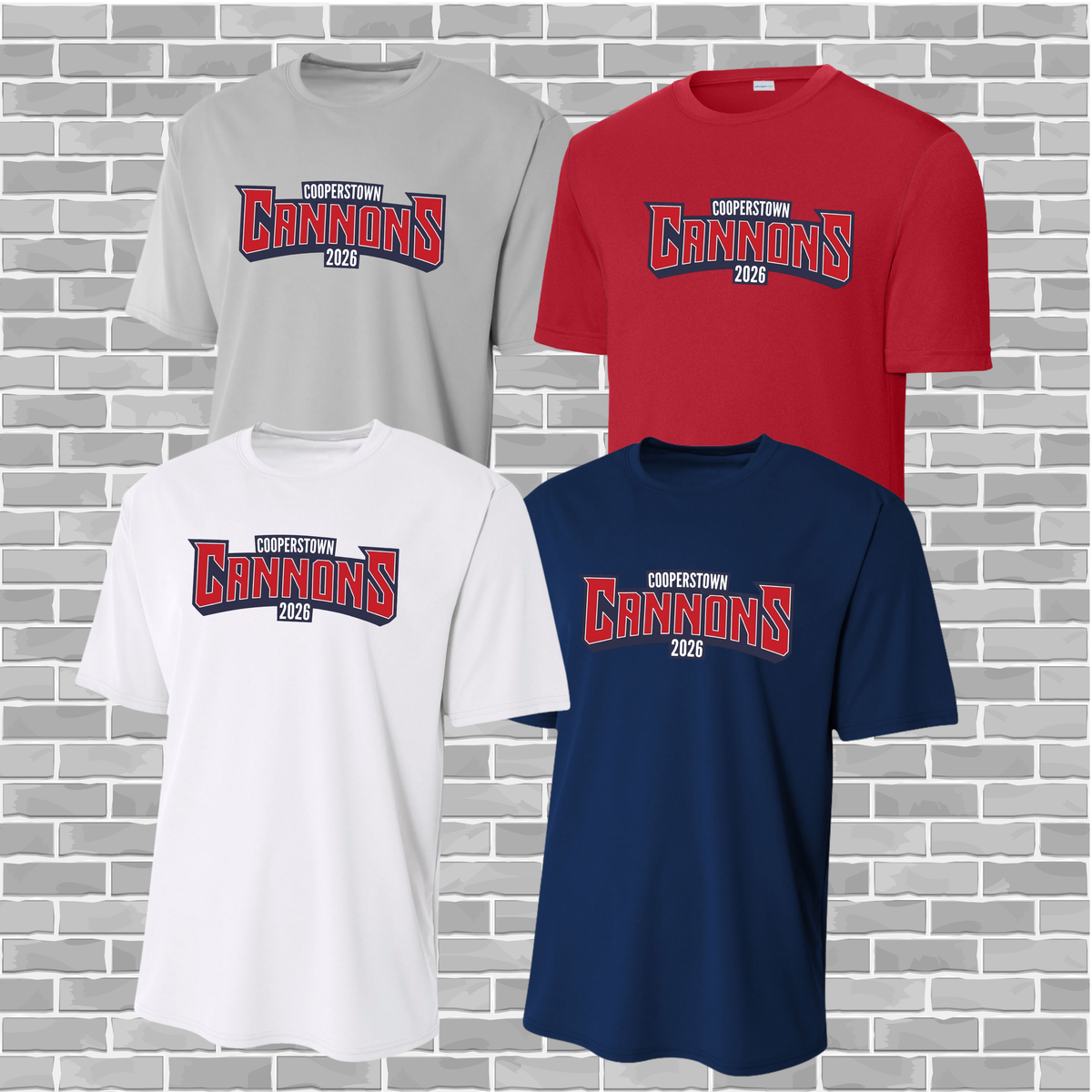 Topsail Cannons | Performance Shirt (Youth & Adult Sizes)