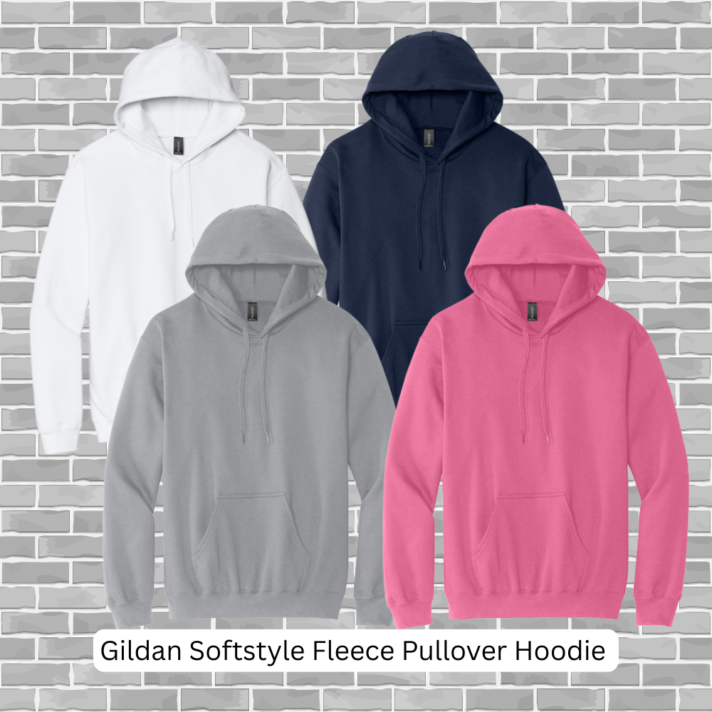 WBHS Swim Team - (Pick Your Design) - Gildan Softstyle Fleece Pullover Hoodie