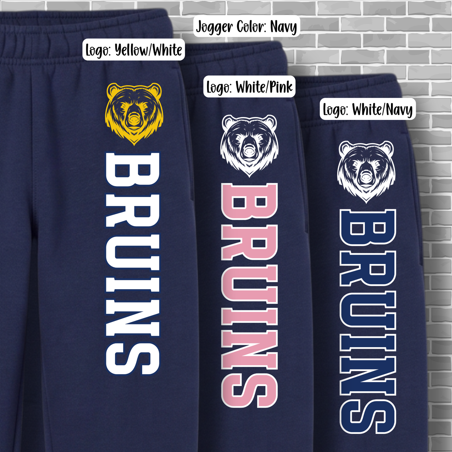 Bruins Athletic Fleece - Custom Jogger & Sweatpants