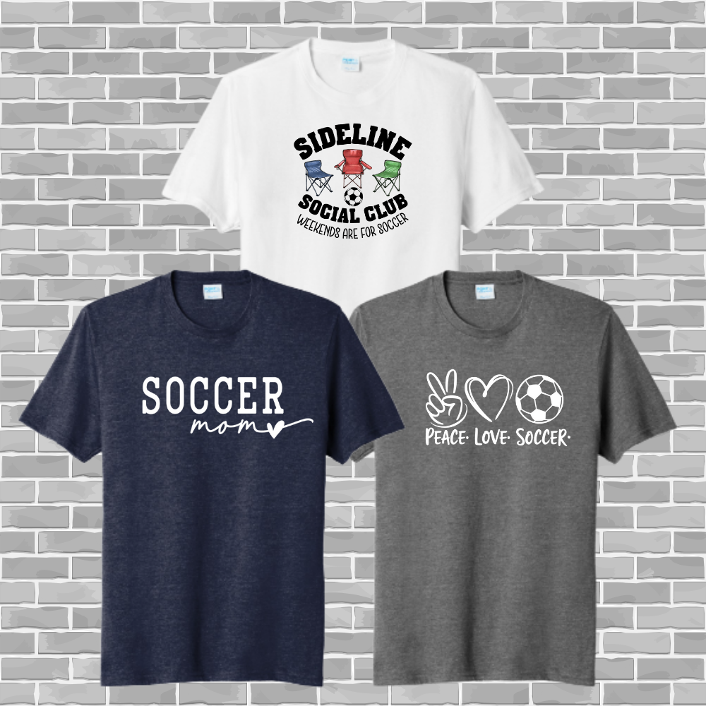 Sideline Soccer Adult Port & Company® Tri-Blend Tee