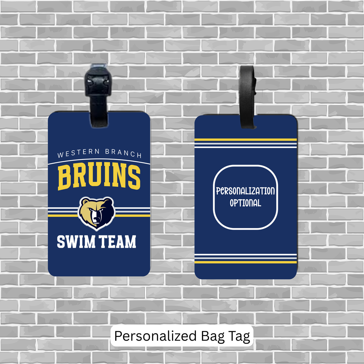 WB Swim Personalized Bag Tag