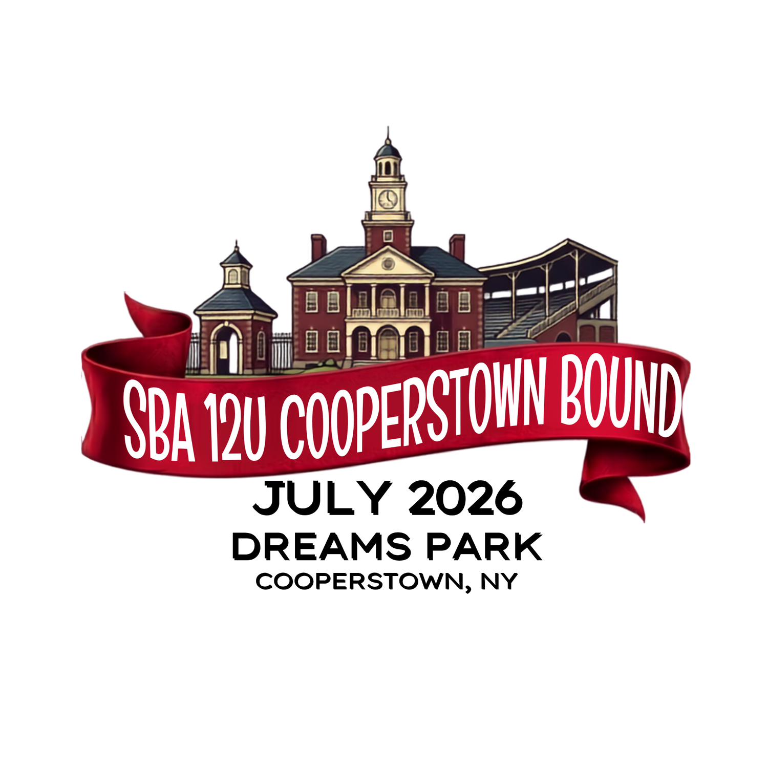 SBA 12U Cooperstown Gear
