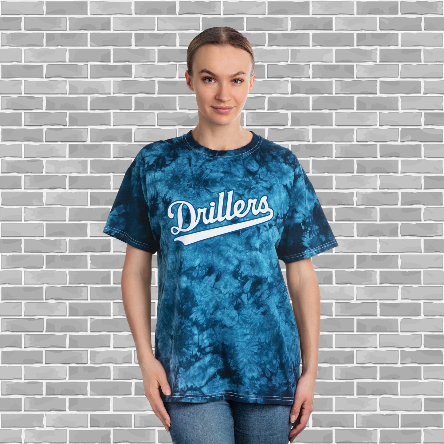 Drillers Adult Unisex Tie-Dye Tee (Customizable)