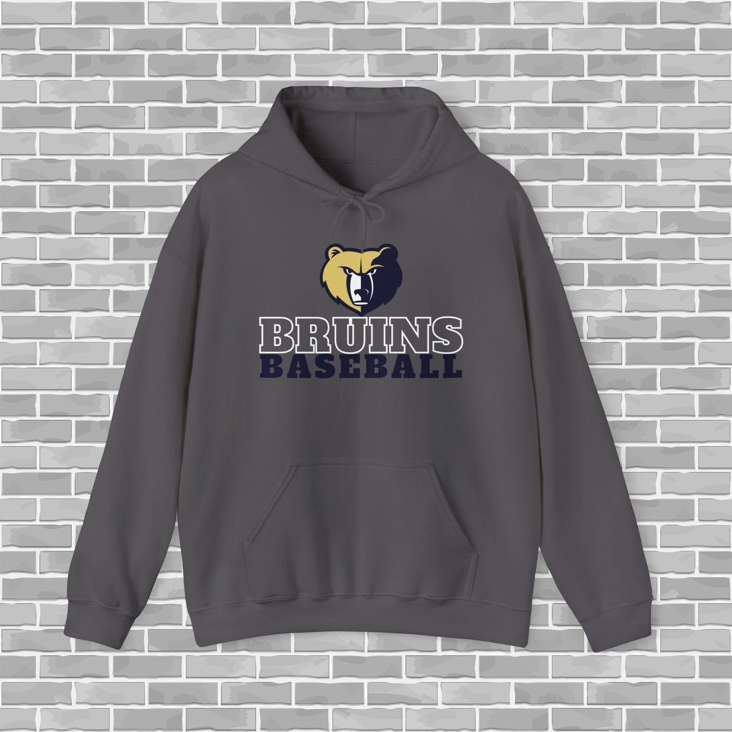 Bruins Baseball Adult Unisex Hooded Sweatshirt (Customizable)