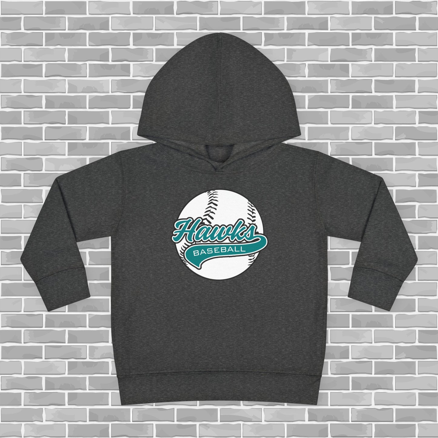 Hawks Baseball Toddler Pullover Fleece Hoodie