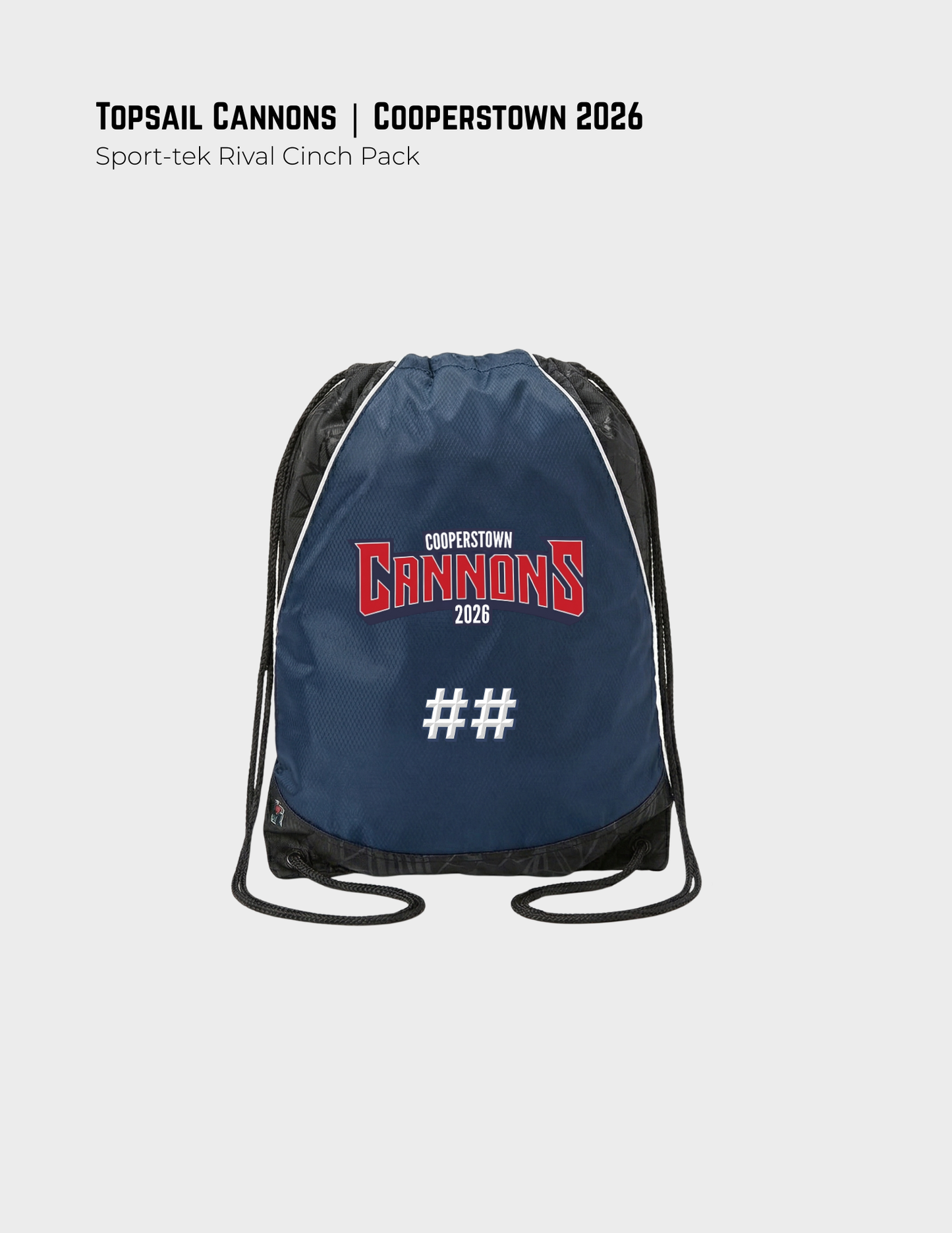 Topsail Cannons | 2026 Cooperstown Player Essentials Bundle