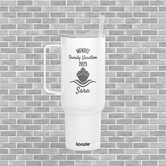 Customizable Engraved Family Cruise Insulated Tumbler
