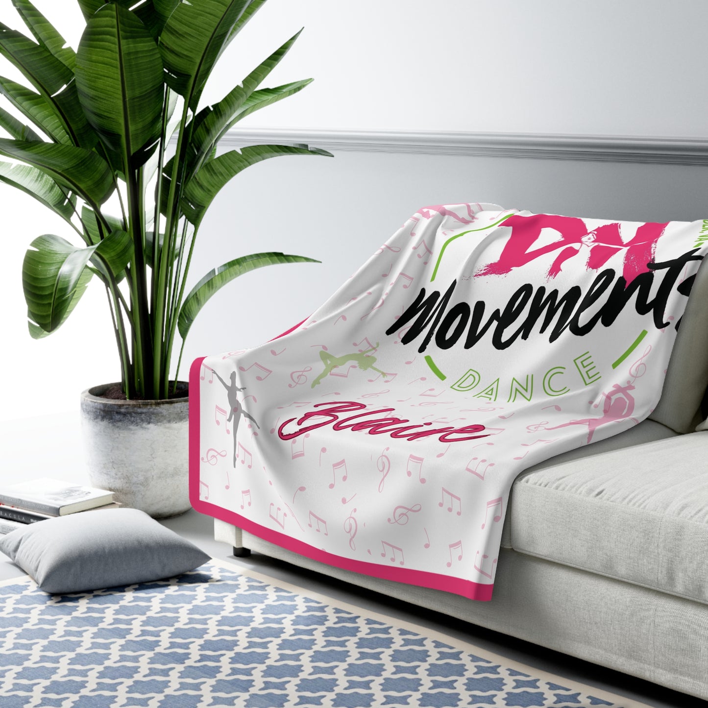 Dynamic Movements Sherpa Fleece Blanket (Customizable)