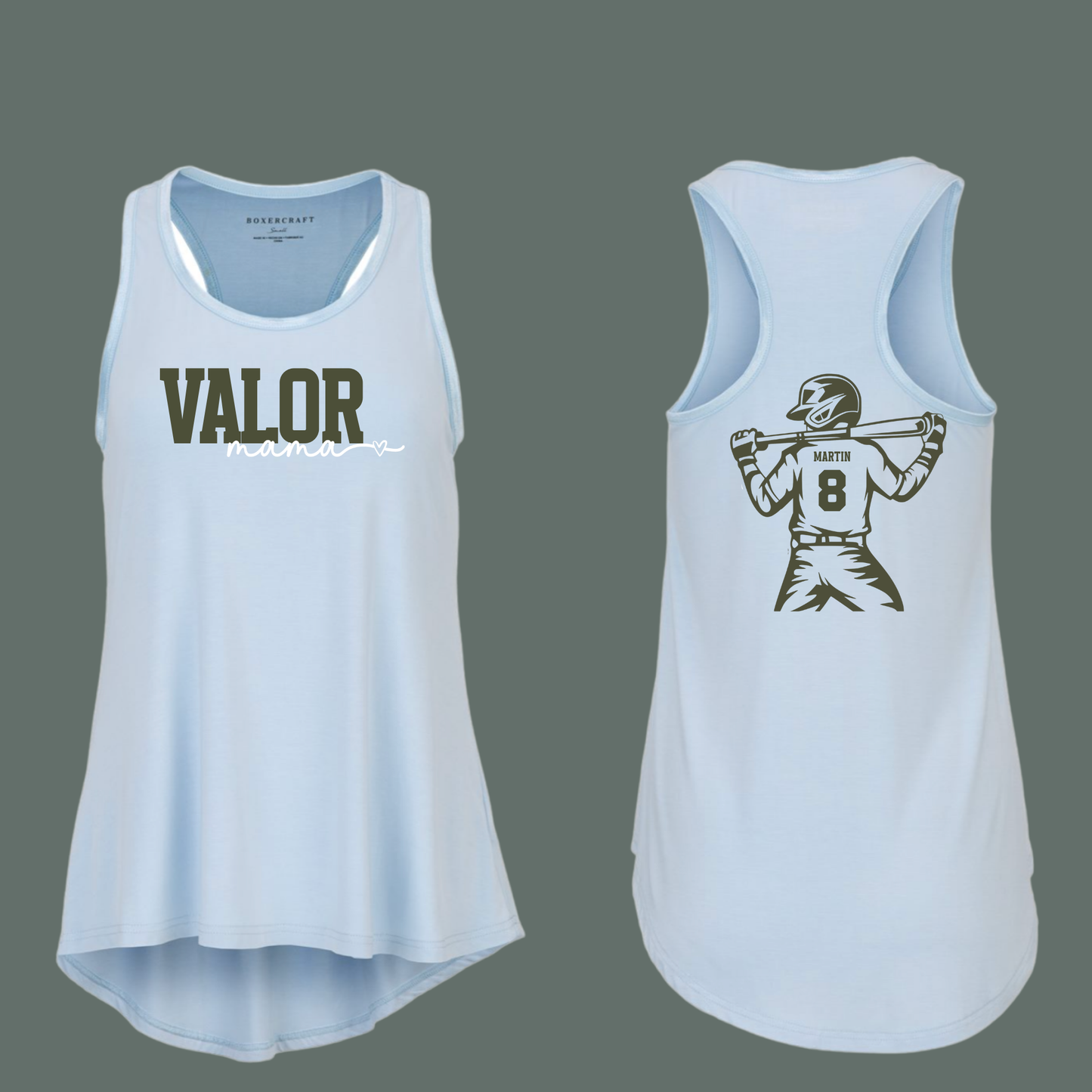 Iron Valor Baseball Custom Player Bamboo Tank
