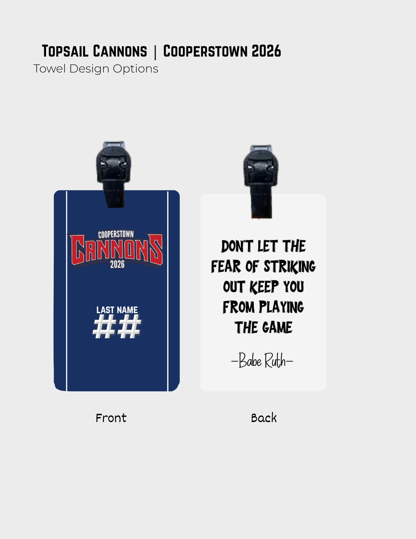 Topsail Cannons | 2026 Cooperstown Player Essentials Bundle