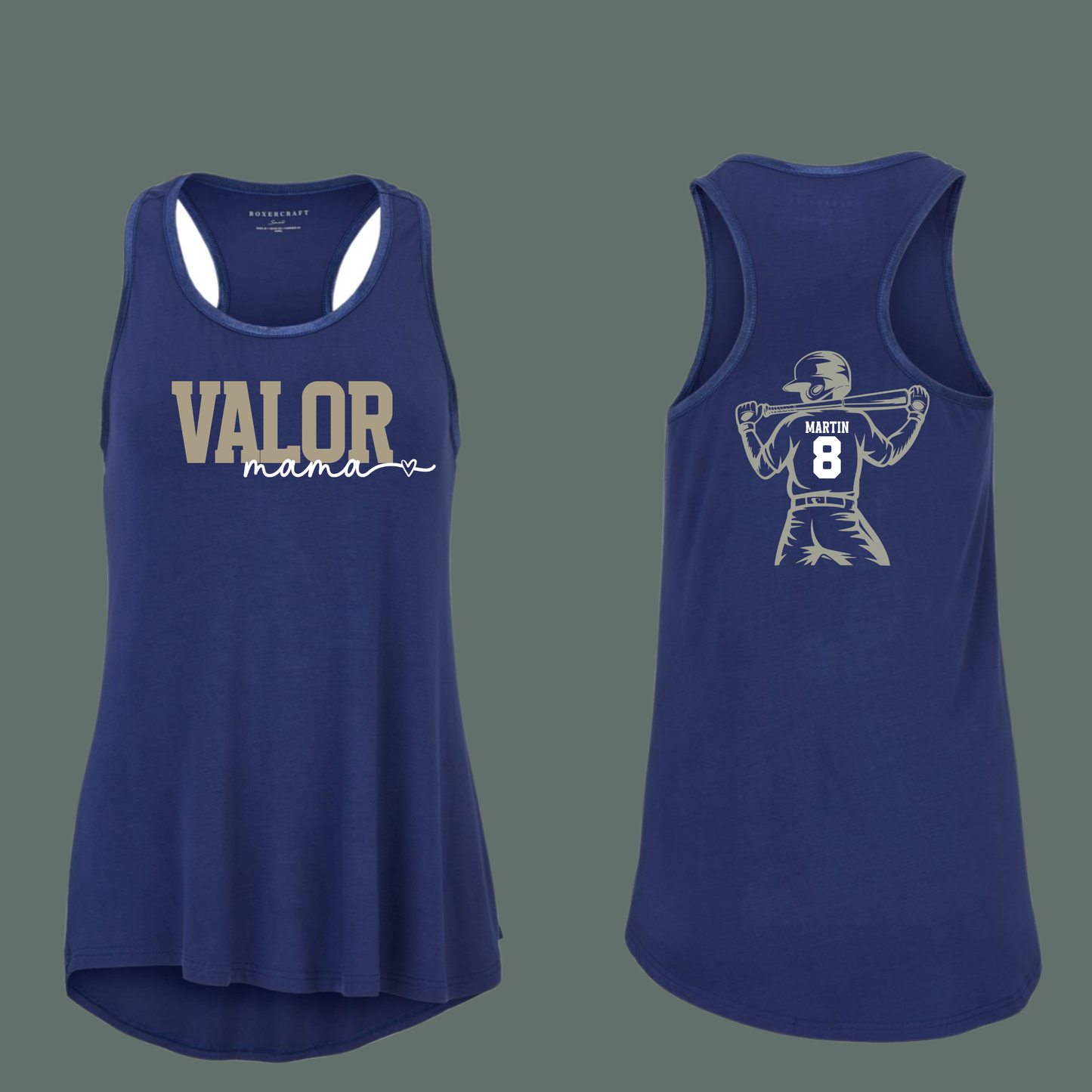 Iron Valor Baseball Custom Player Bamboo Tank