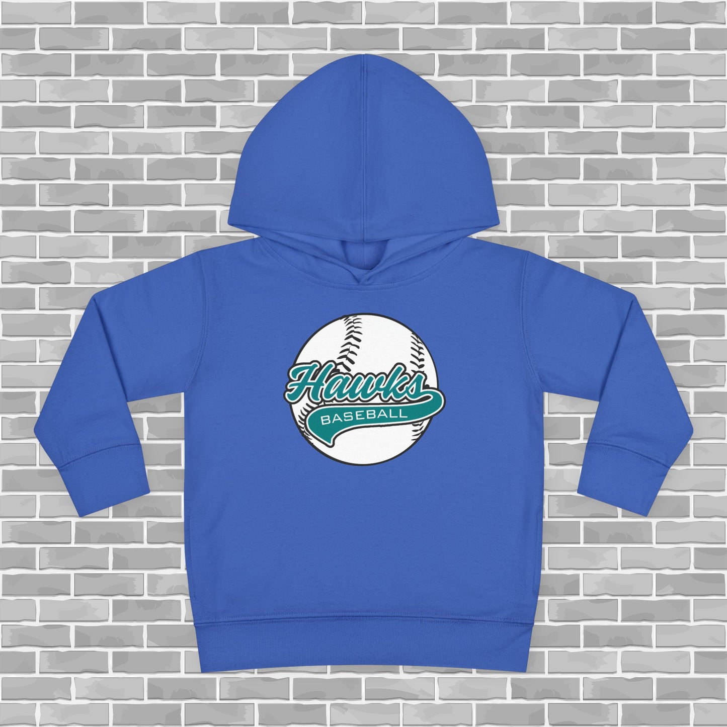 Hawks Baseball Toddler Pullover Fleece Hoodie