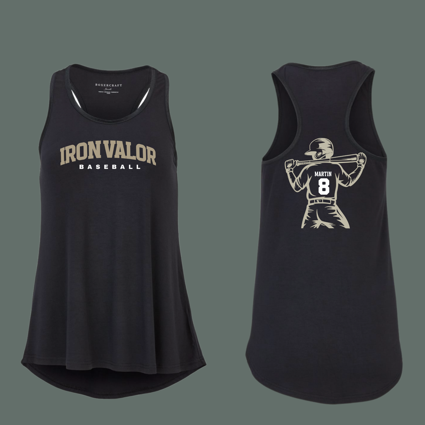Iron Valor Baseball Custom Player Bamboo Tank