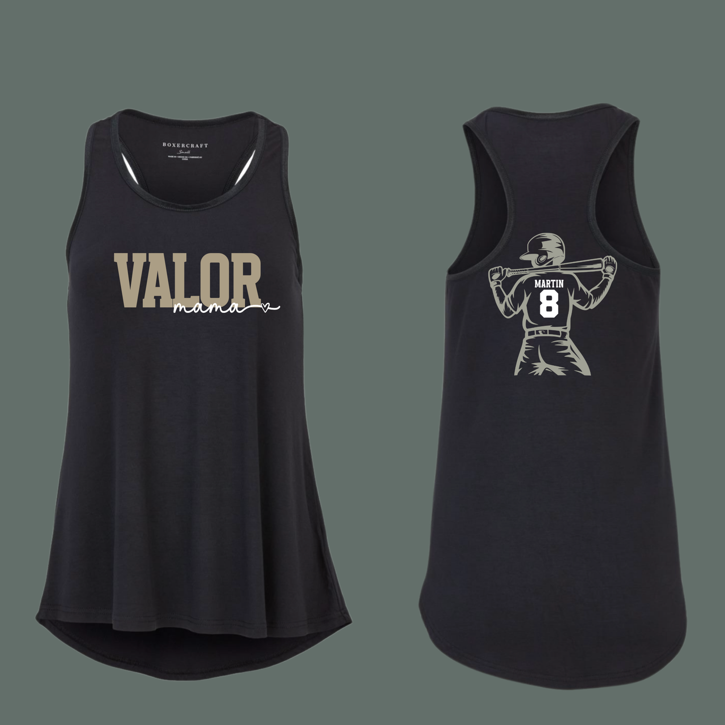 Iron Valor Baseball Custom Player Bamboo Tank