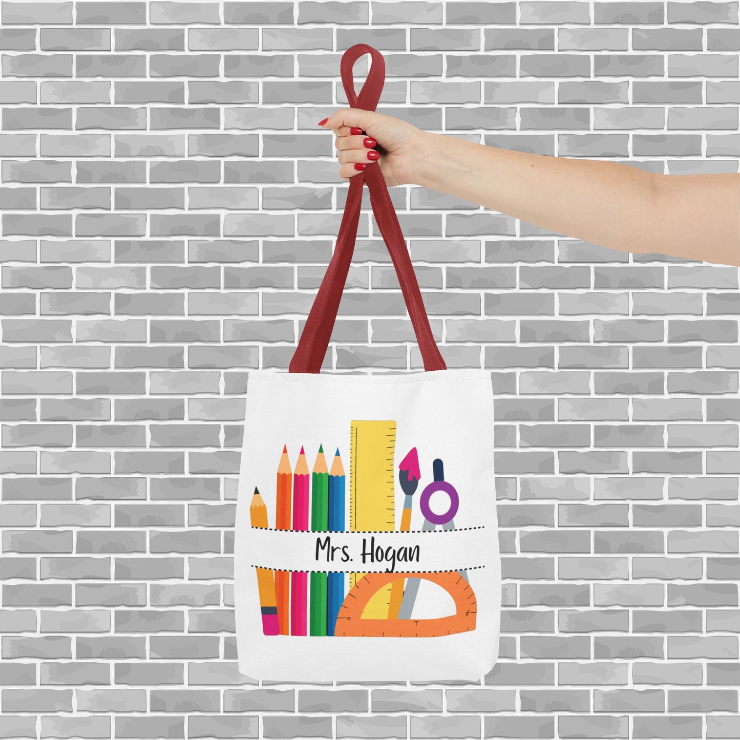 Teacher Tote Bag (Customizable)