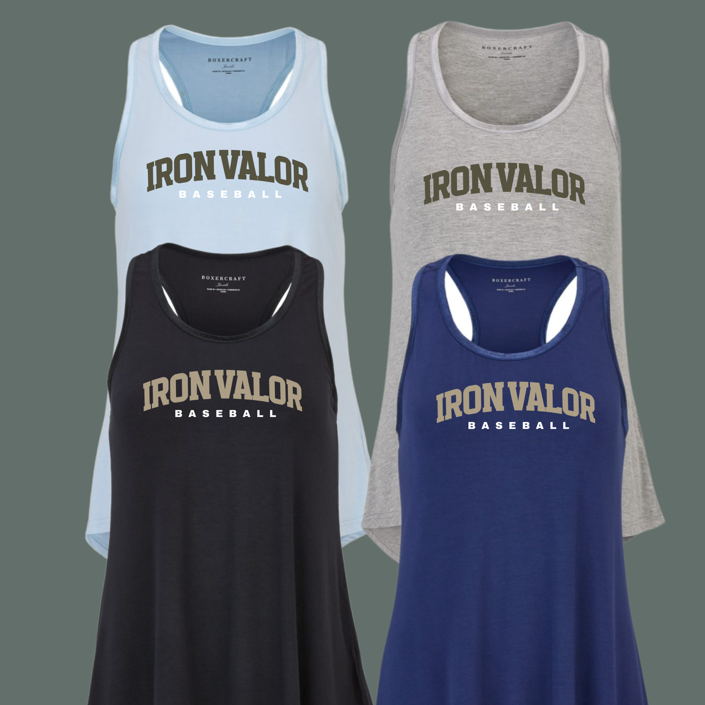 Iron Valor Baseball Custom Player Bamboo Tank
