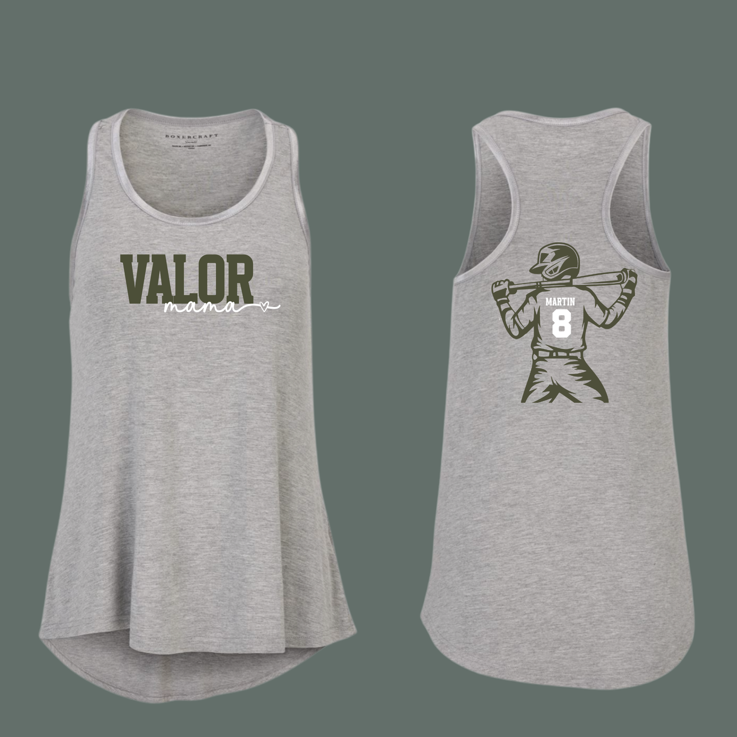 Iron Valor Baseball Custom Player Bamboo Tank
