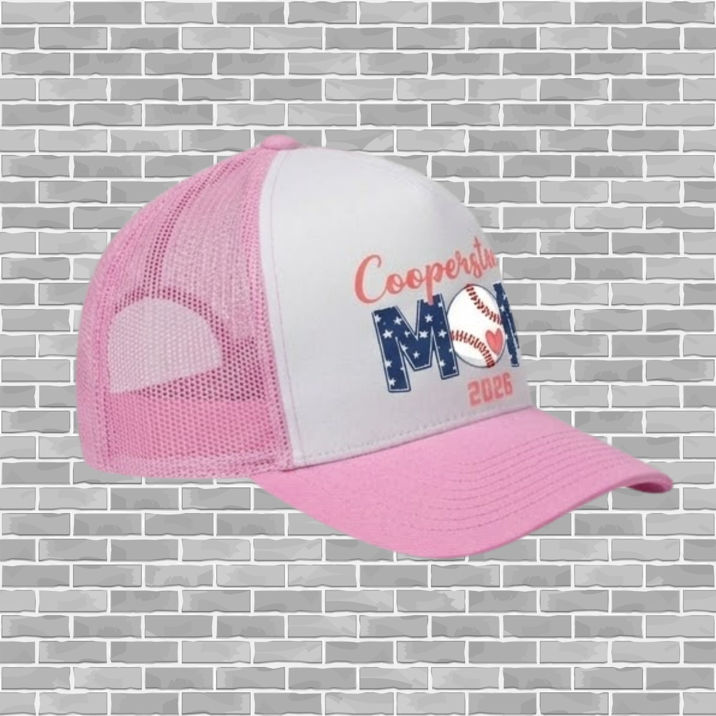 SBA 12U Cooperstown – Classic 5-Panel Team Trucker Cap
