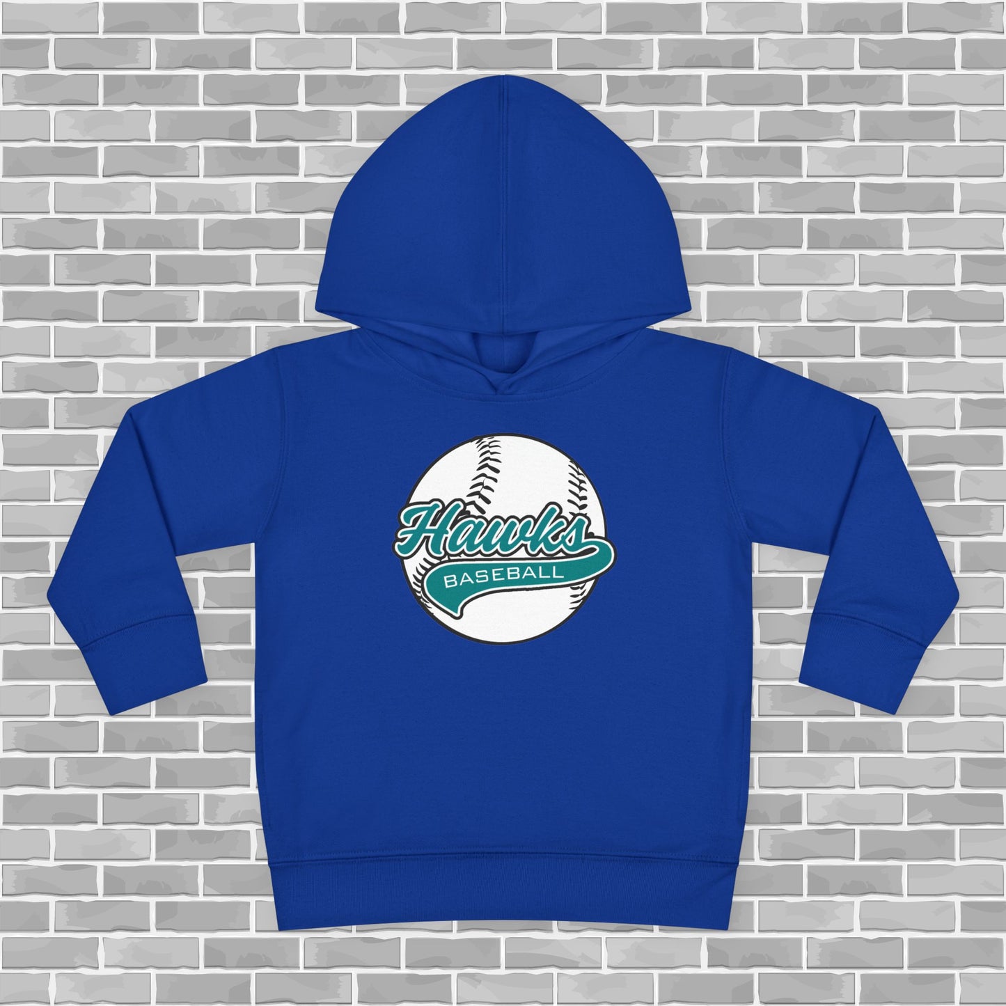 Hawks Baseball Toddler Pullover Fleece Hoodie