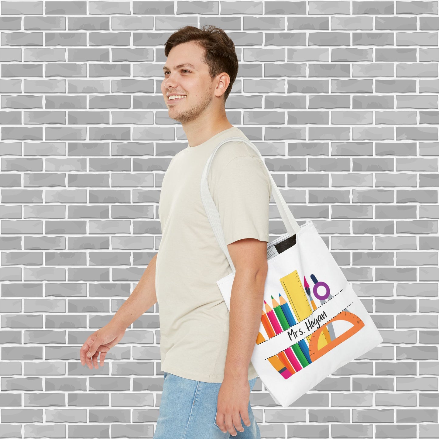 Teacher Tote Bag (Customizable)