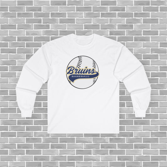 Bruins Baseball Adult Unisex Long Sleeve Tee (Customizable)
