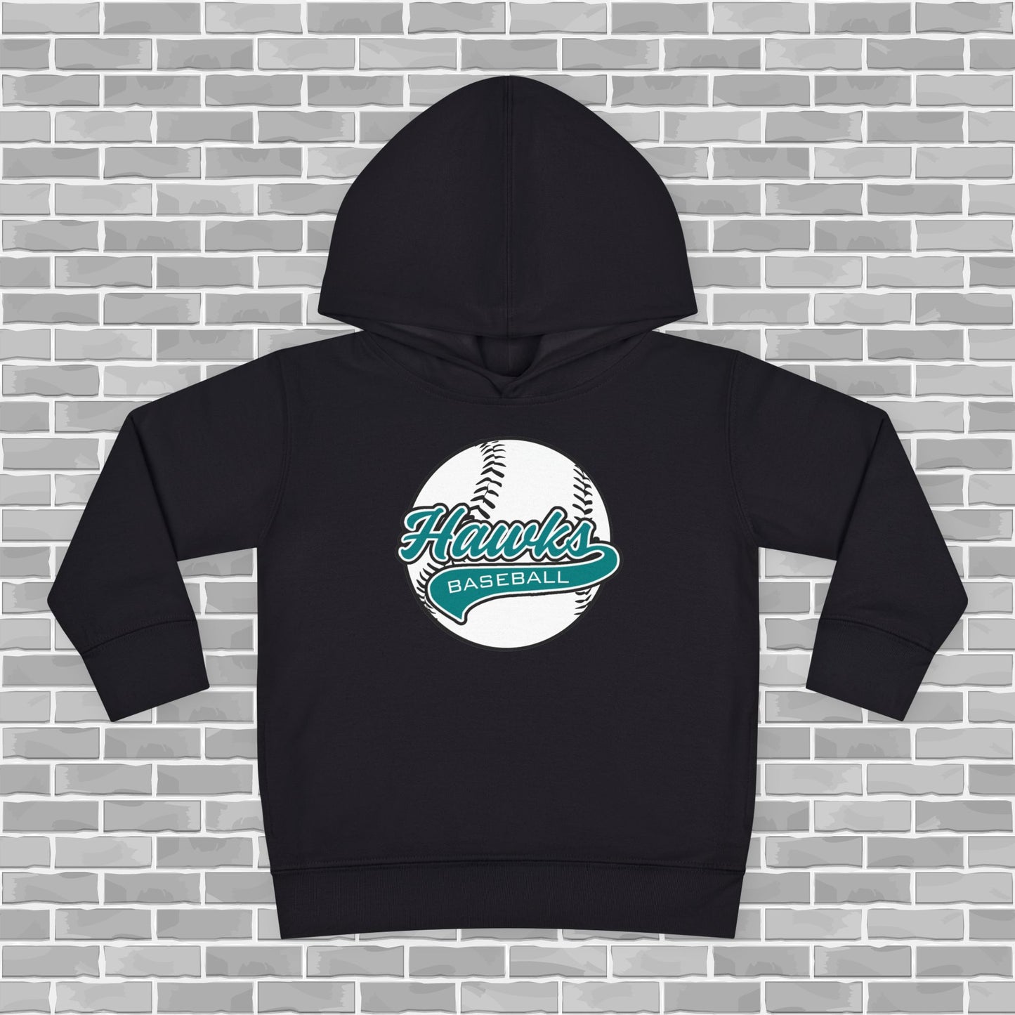 Hawks Baseball Toddler Pullover Fleece Hoodie