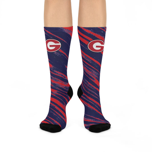Grassfield Wrestling Cushioned Crew Socks — Custom Team Wrestling Socks