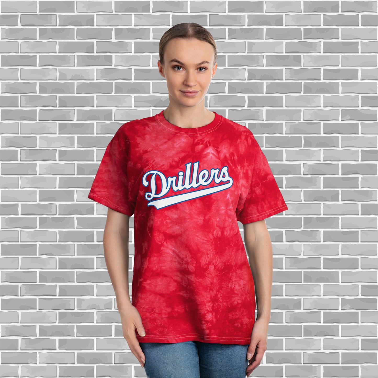 Drillers Adult Unisex Tie-Dye Tee (Customizable)