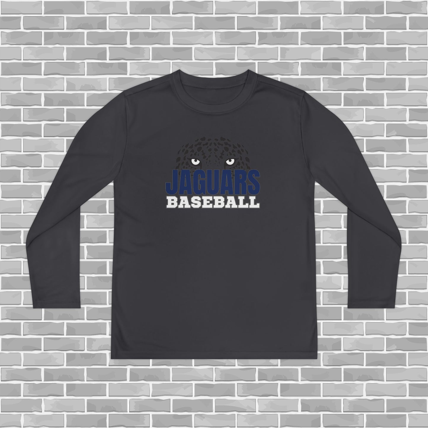 Jaguars Baseball Youth Unisex Long Sleeve Competitor Tee (Customizable)