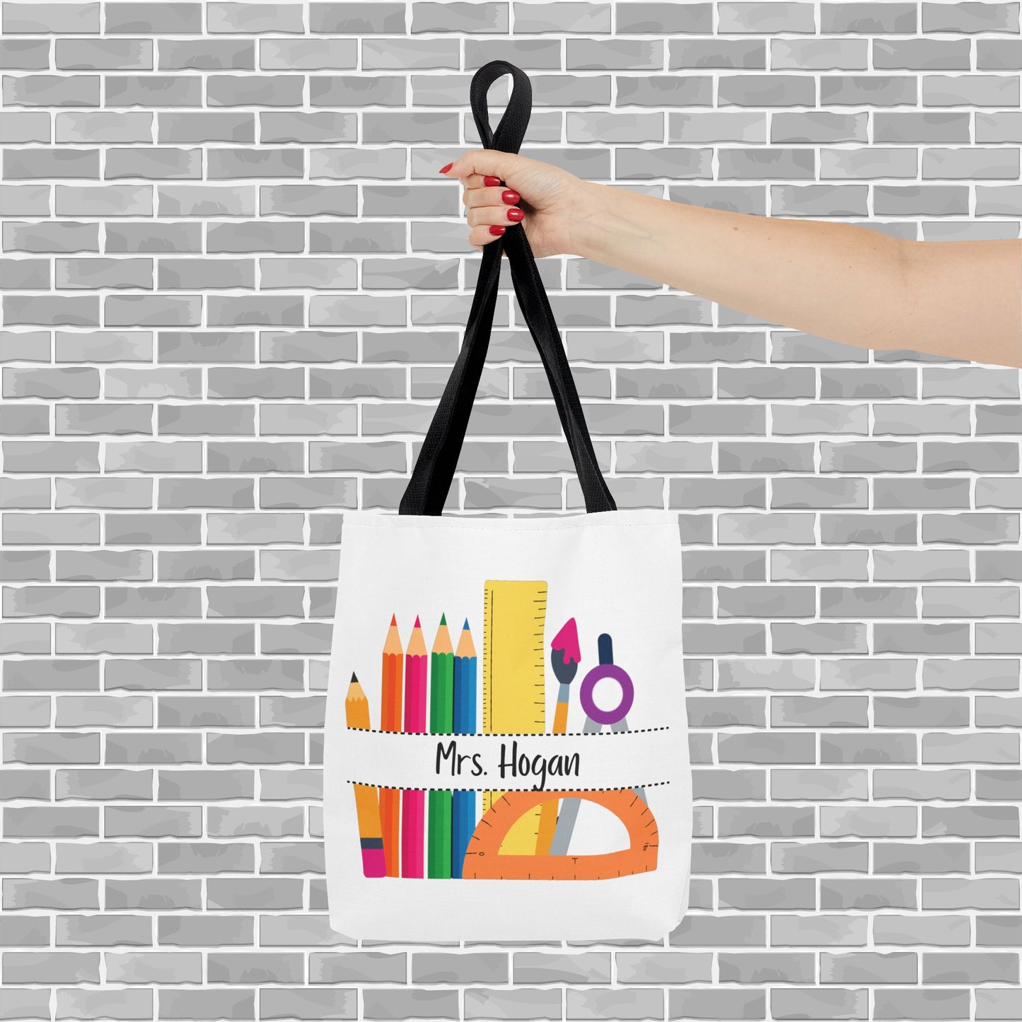 Teacher Tote Bag (Customizable)