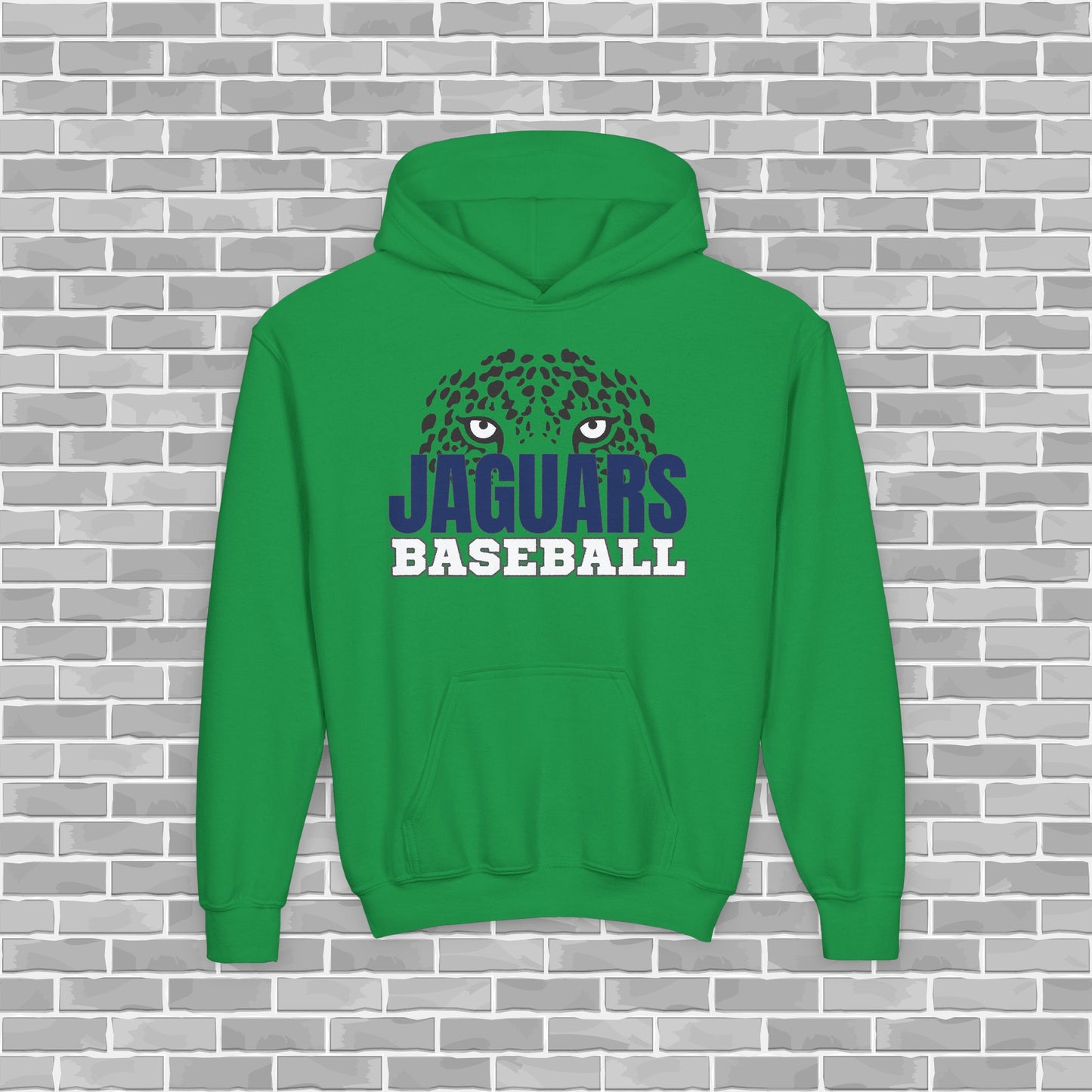 Jaguars Baseball Youth Unisex Hoodie (Customizable)