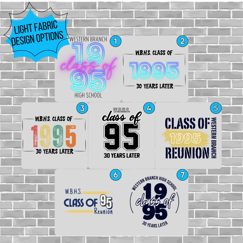 WBHS C/O '95 Adult Port & Company Long Sleeve Fan Favorite Blend Tee