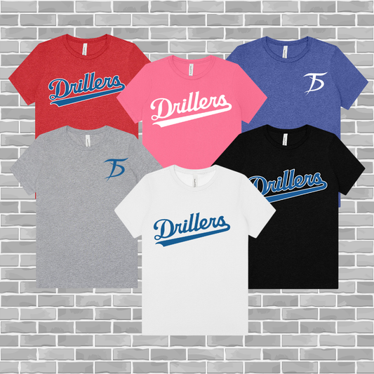 Drillers Women's Relaxed Heather CVC Short Sleeve Tee