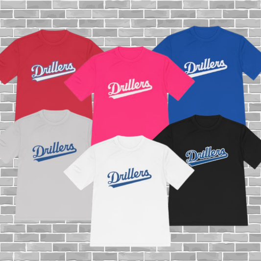Drillers Sport-tek PosiCharge Competitor Tee (Adult & Youth Sizes Available)