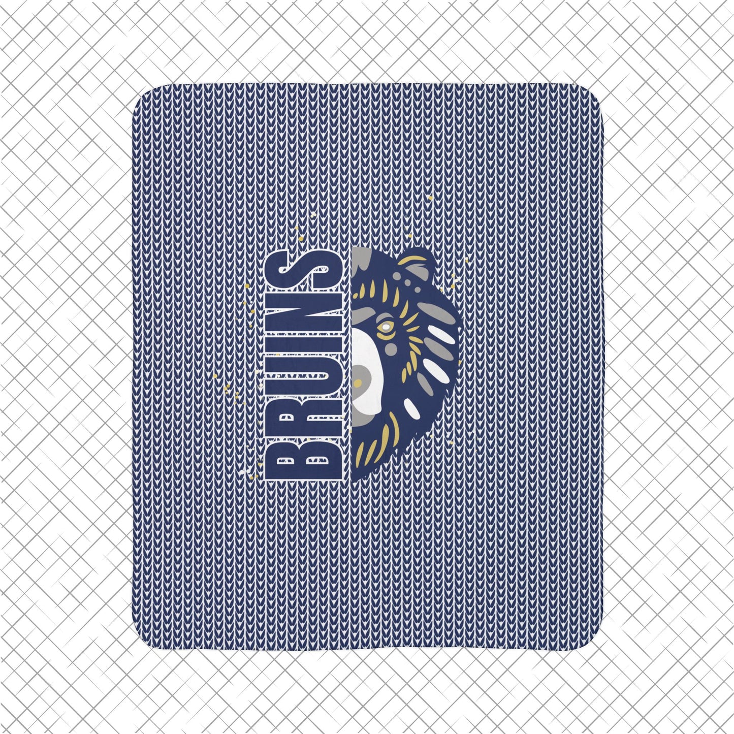 Bruins Sherpa Blanket (Customizable)