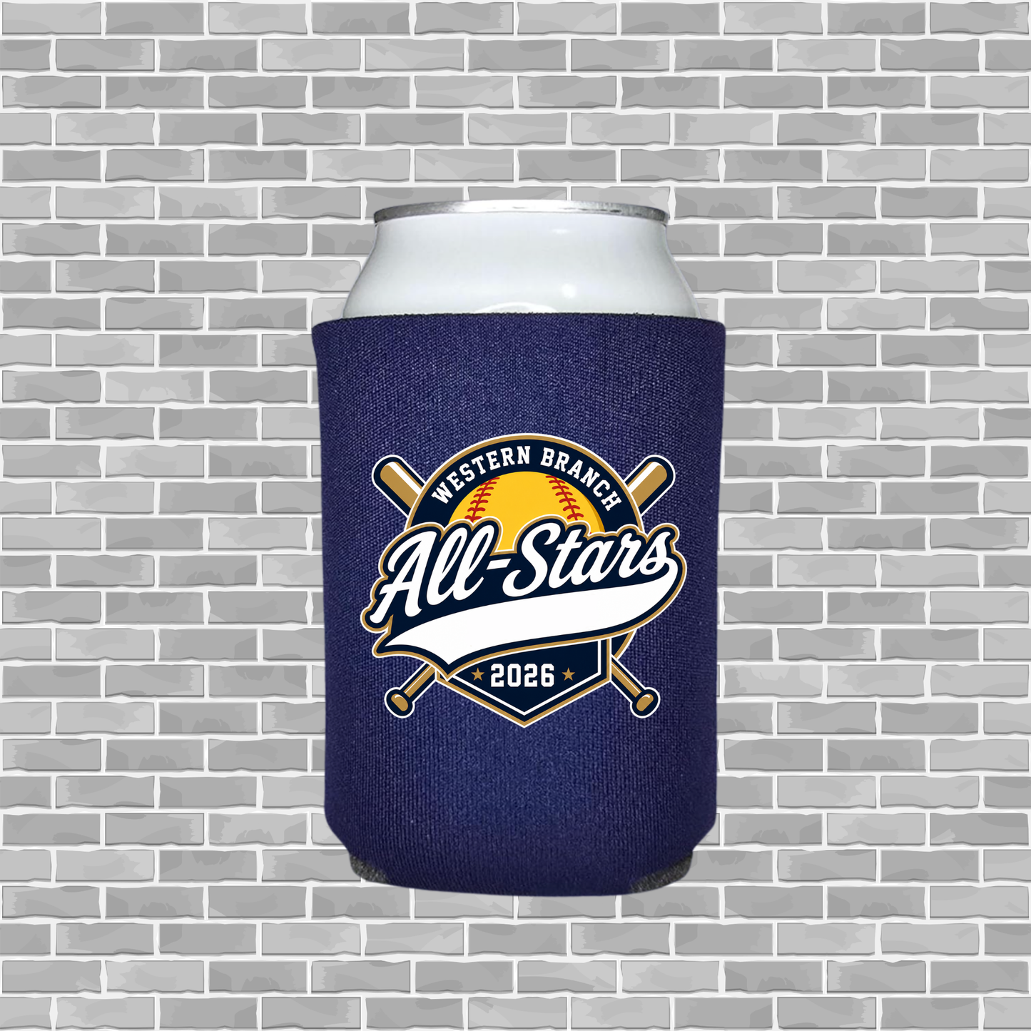 Western Branch All-Stars Custom Premium Insulated Can Cooler | WBLL Spirit Wear