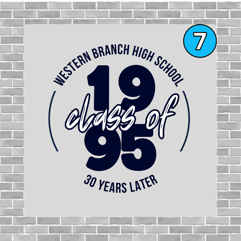 WBHS C/O '95 22oz. White Stainless Steel Water Bottle