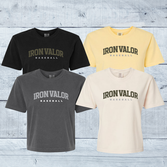 Iron Valor Ladies' Middie Baseball Custom Player Tee