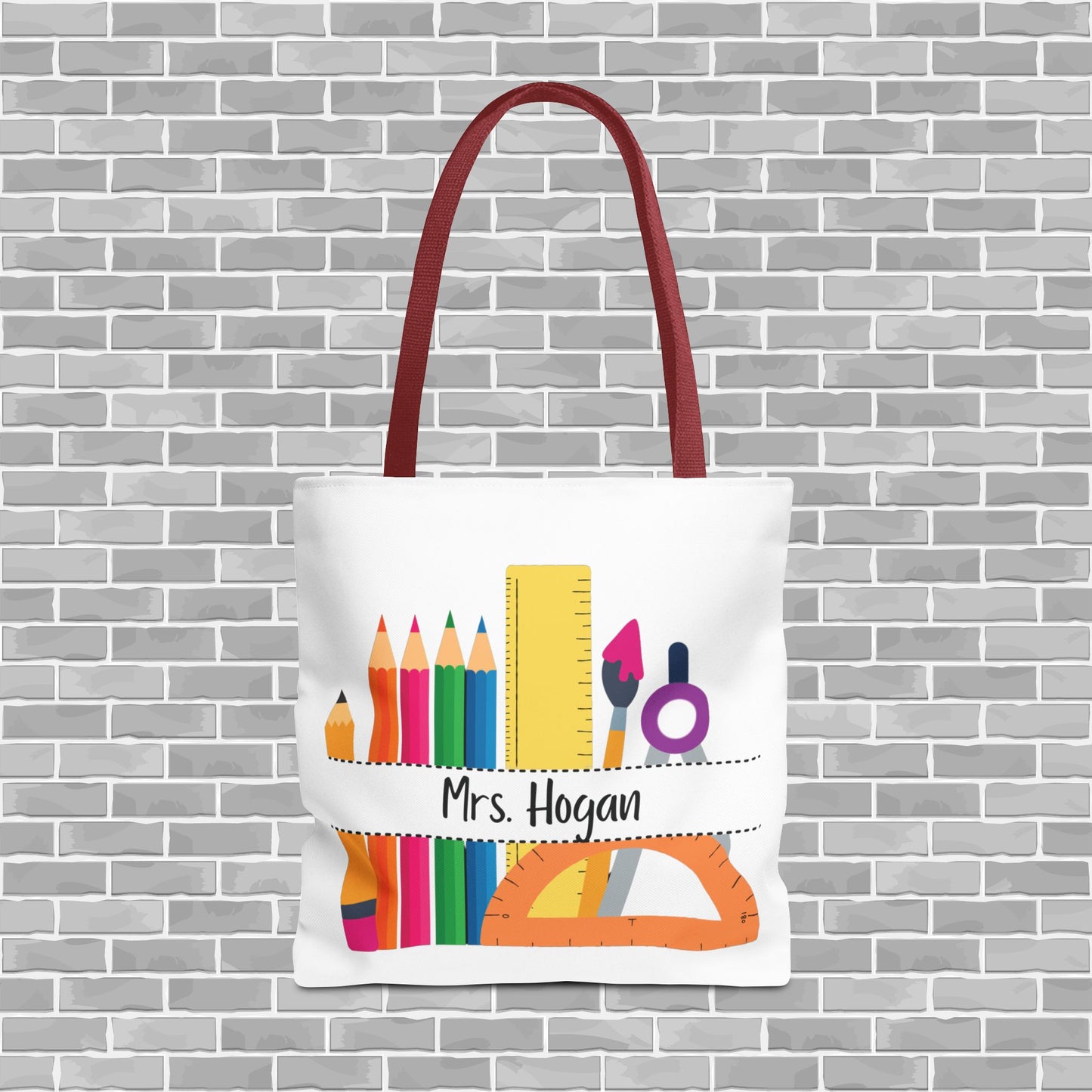 Teacher Tote Bag (Customizable)