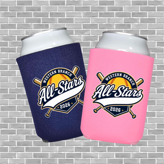Western Branch All-Stars Custom Premium Insulated Can Cooler | WBLL Spirit Wear