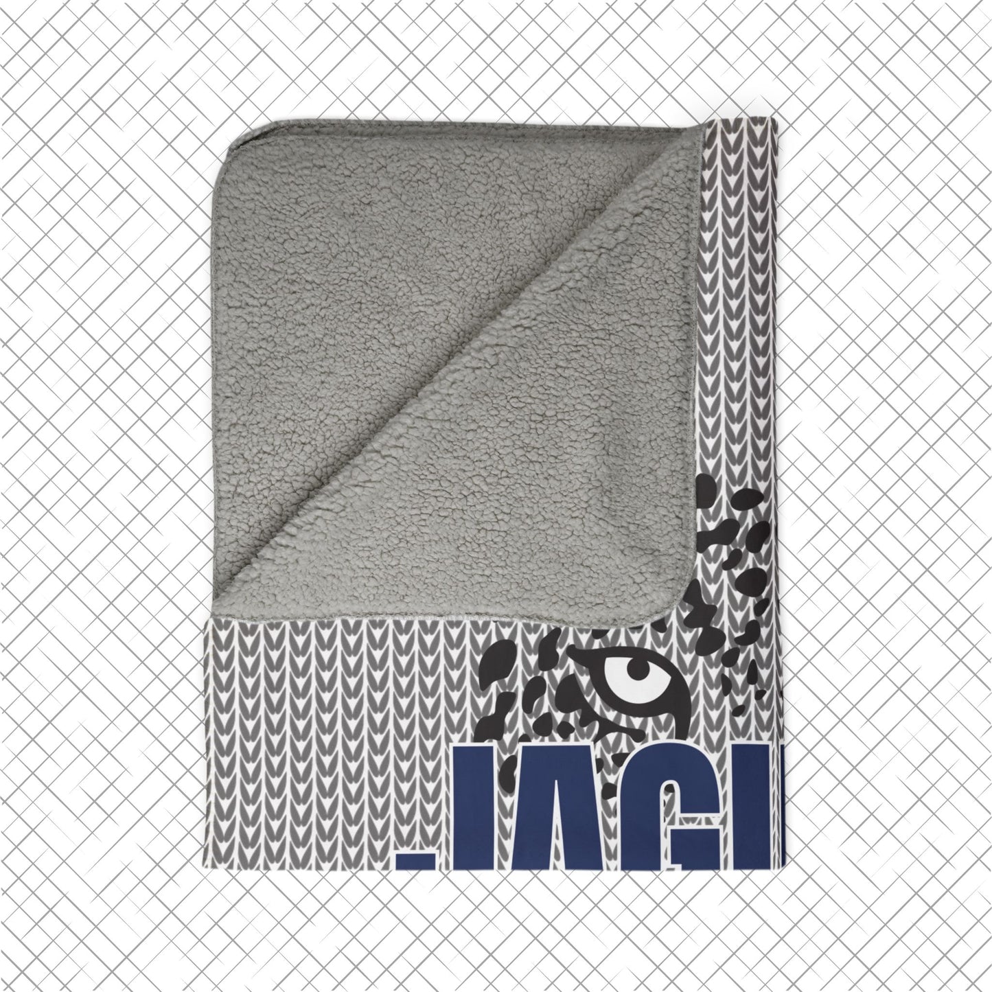 Jaguars Baseball Sherpa Blanket (Customizable)