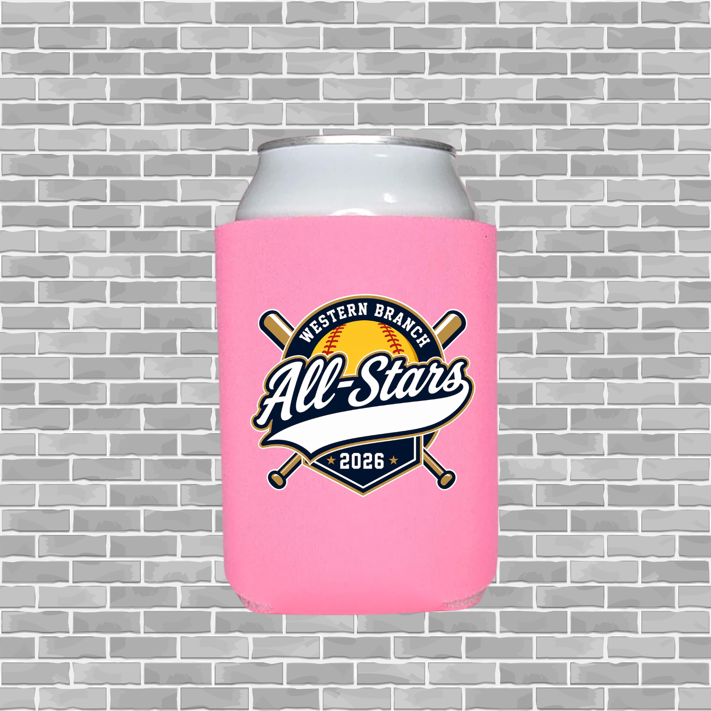 Western Branch All-Stars Custom Premium Insulated Can Cooler | WBLL Spirit Wear
