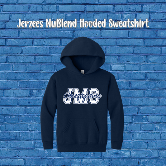 JMS Cheer NuBlend Hooded Sweatshirt (Navy)