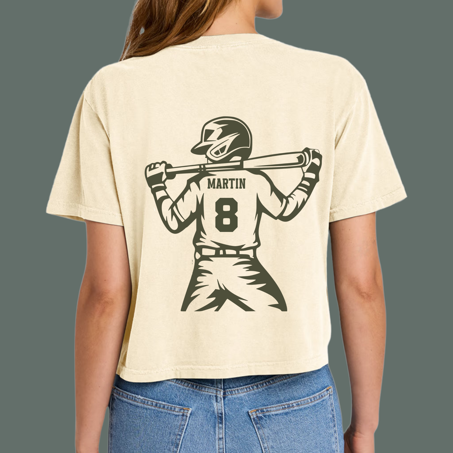 Iron Valor Ladies' Middie Baseball Custom Player Tee