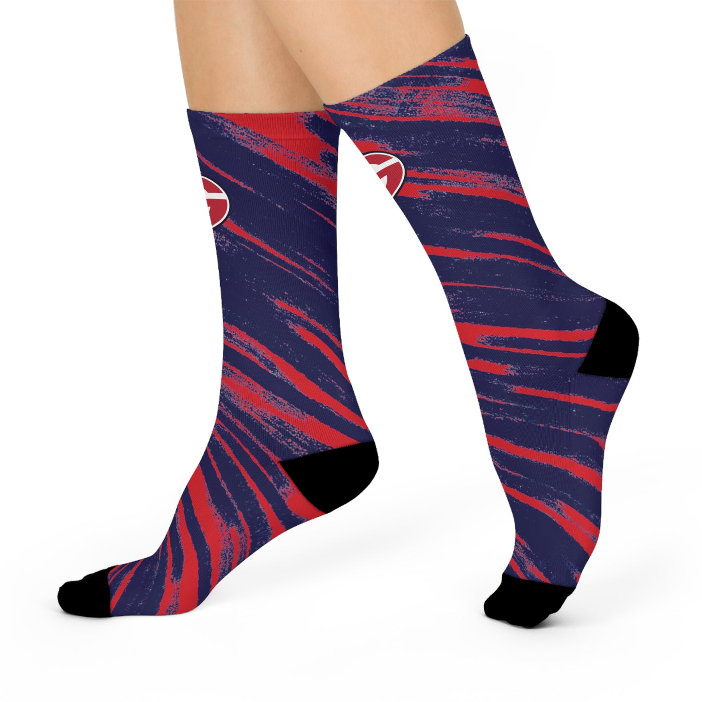 Grassfield Wrestling Cushioned Crew Socks — Custom Team Wrestling Socks